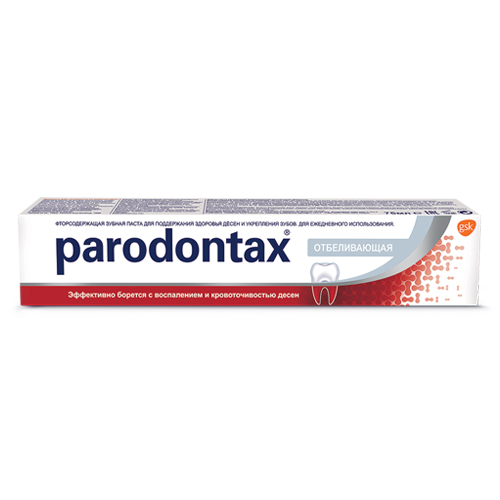 Parodontax Зубная паста Отбеливающая 75 мл /12кор