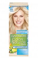Стойкая питательная крем-краска для волос Garnier "Color Naturals", оттенок 1001 П-й УльтраБлонд, 110 мл / 12 шт.