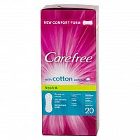  Carefree Салфетки Cotton extract Fresh ароматизированные 20 шт