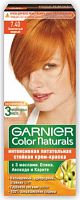 Стойкая питательная крем-краска для волос Garnier "Color Naturals", оттенок  7.4 Зол.мед., 110 мл / 12 шт.