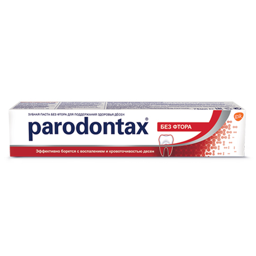Parodontax Зубная паста без Фтора 75 мл/12кор