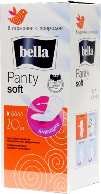 Прокладки  BELLA Panty Soft (ежедневные) 20 шт. / 30 уп.
