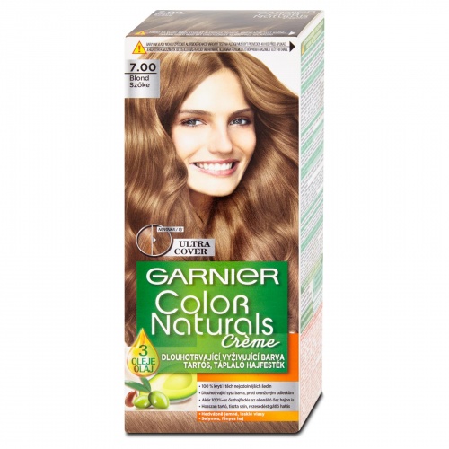 Стойкая питательная крем-краска для волос Garnier "Color Naturals", оттенок  7.00 Гл. рус, 110 мл / 12 шт.