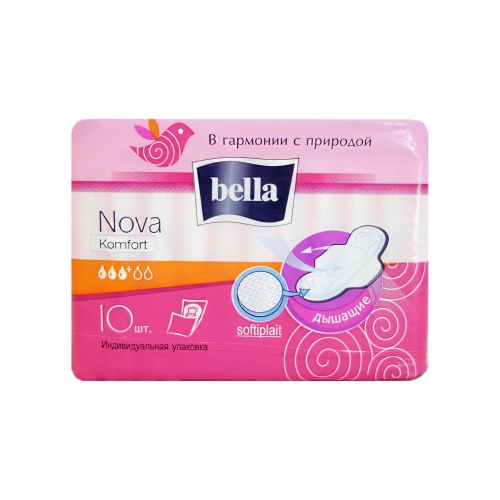 Прокладки Bella Nova Сomfort, 10 шт./уп. BE-012-RW10-082