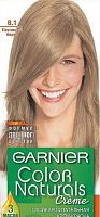 Стойкая питательная крем-краска для волос Garnier "Color Naturals", оттенок  8.1 Песч.бер, 110 мл / 12 шт.