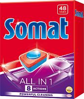 Таблетки для посудомоечных машин Somat (48 табл.)/ 7кор