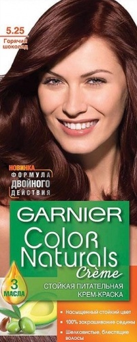 Стойкая питательная крем-краска для волос Garnier "Color Naturals", оттенок  5.25 Горяч.ш, 110 мл / 12 шт.
