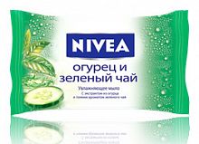 Nivea 90гр Увлажняющее мыло "Свежесть зеленого чая"  90 гр  / 36 шт.