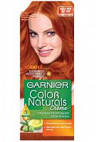 Стойкая питательная крем-краска для волос Garnier "Color Naturals", оттенок  7.40 Пл.медн, 110 мл / 12 шт.