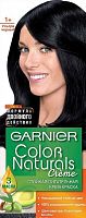 Стойкая питательная крем-краска для волос Garnier "Color Naturals", оттенок 1+, ультра черный, 110 мл / 12 шт.
